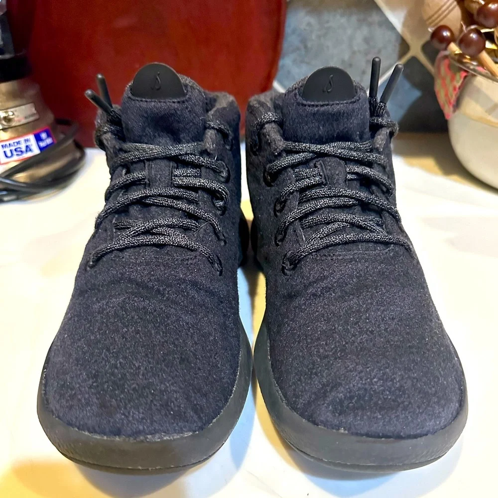 ALLBIRDS RUNNER UP MIZZLE 2 M10 NATURAL BLACK WOOL WITH BOX A10107M100 CASUAL